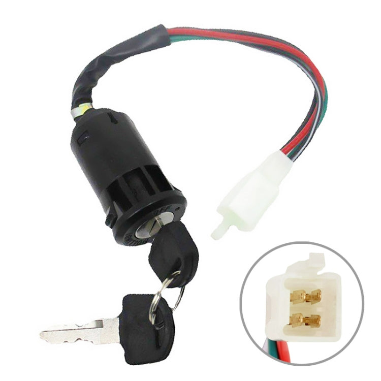 5 PCS Motocross Male Plug Ignition Key Switch Set for ATV 50cc-250cc - Replacement Parts by buy2fix | Online Shopping UK | buy2fix