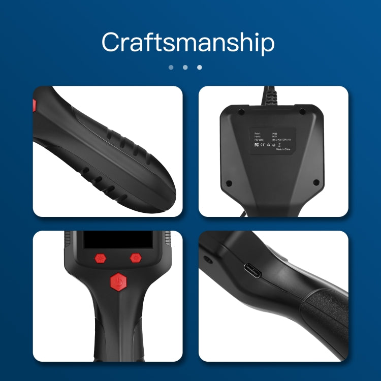 8mm 2.4 inch HD Side Camera Handheld Industrial Endoscope With LCD Screen, Length:10m by buy2fix