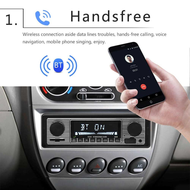 SX-5513 Car LCD Bluetooth 12V MP3 Player, Support FM / TF / U Disk - Car MP3 & MP4 & MP5 by buy2fix | Online Shopping UK | buy2fix