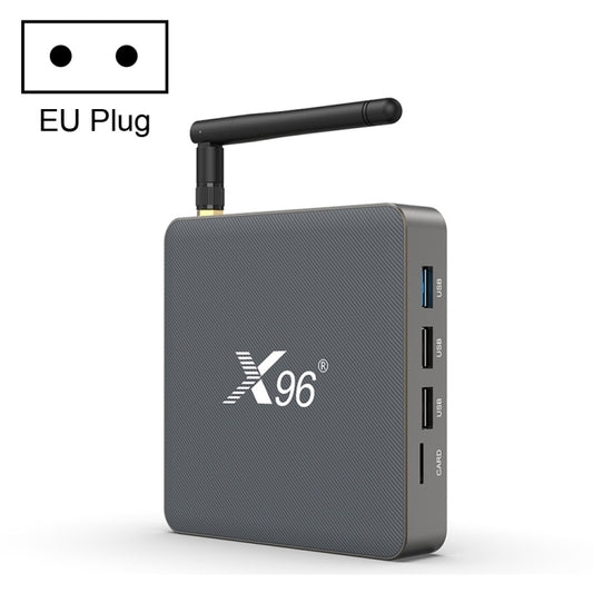 X96 X6 8K Smart TV BOX Android 11.0 Media Player, RK3566 Quad Core ARM Cortex A55, RAM: 8GB, ROM: 128GB, Plug Type:EU Plug - RK3566 by buy2fix | Online Shopping UK | buy2fix