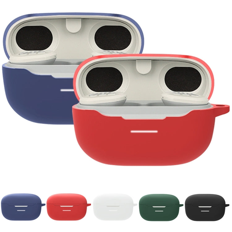 Bluetooth Earphone Silicone Protective Case For JBL Endurance Race(Dark Blue) by buy2fix