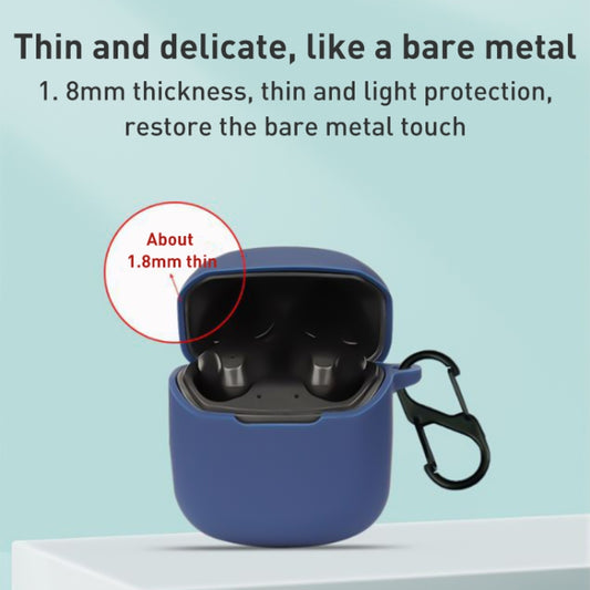 Bluetooth Earphone Silicone Protective Case For JBL Club Pro+ TWS(Black) by buy2fix