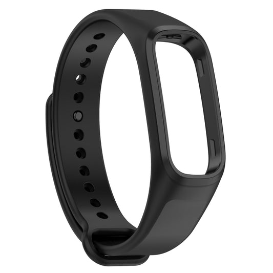 For OPPO Band Vitality Edition Waterproof Sweatproof Solid Color Watch Band(Black) by buy2fix