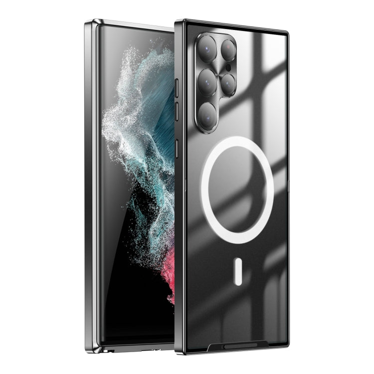 For Samsung Galaxy S22 Ultra Frosted Metal Phone Case(Black) - Galaxy S22 Ultra 5G Cases by buy2fix | Online Shopping UK | buy2fix