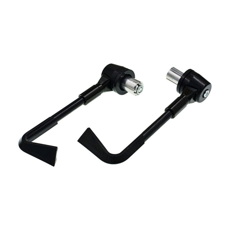 2 PCS Universal 22mm Shockproof Protection Rod CNC Horn Shape Handbrake Motorcycle Modification Accessories(Black) - Motorbike Brakes by buy2fix | Online Shopping UK | buy2fix