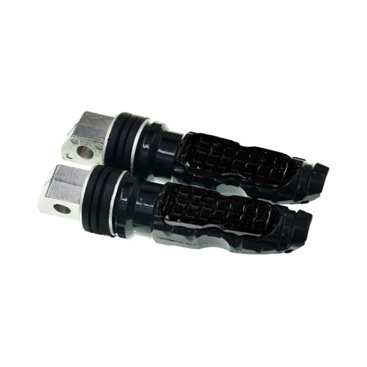Universal Motor Bike Footpegs Foot Rests Rear Pedals Set Motorcycle Modification Accessories(Black) - Others by buy2fix | Online Shopping UK | buy2fix