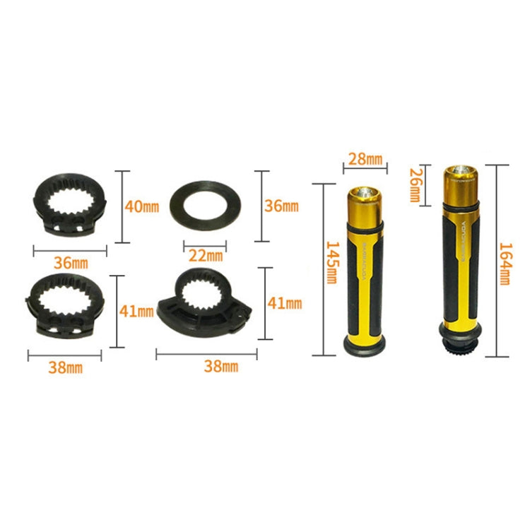 Motorcycle Modification Accessories Hand Grip Cover Handlebar Set(Green) - Grips by buy2fix | Online Shopping UK | buy2fix