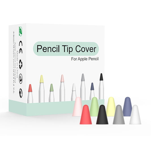 8 PCS / Set Universal Wearable Stylus Nib Cover For Apple Pencil 1 / 2(Colorful) by buy2fix
