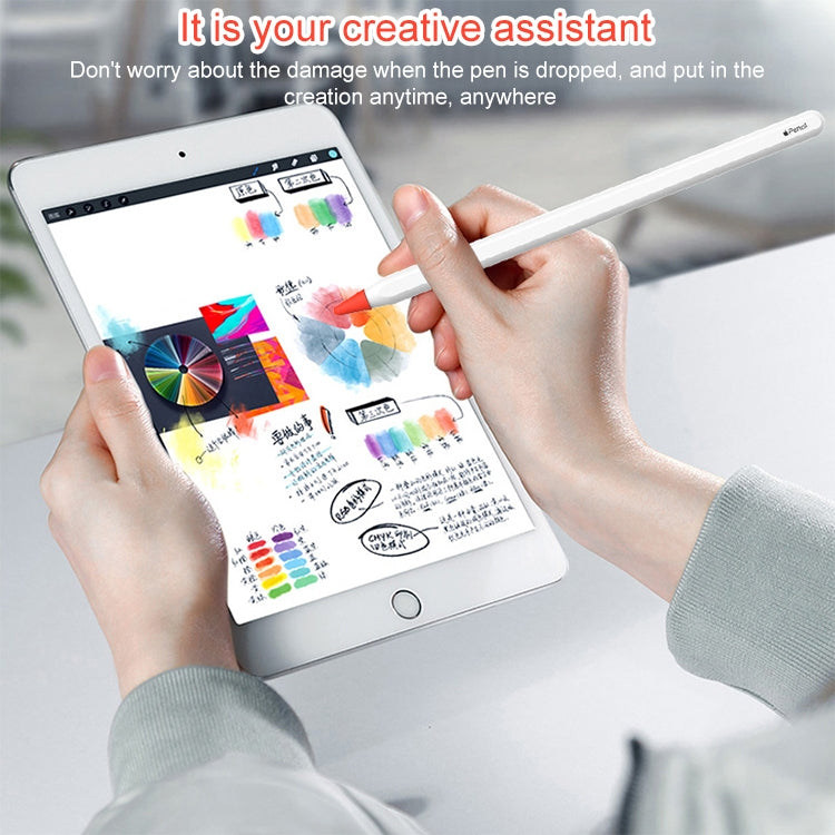 8 PCS / Set Universal Wearable Stylus Nib Cover For Apple Pencil 1 / 2(Yellow) by buy2fix