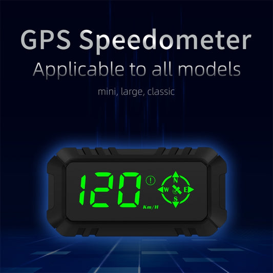 G7 GPS HUD Display Speedometer Digital Car Head-Up Display Over-speed Alarm - Head Up Display System by buy2fix | Online Shopping UK | buy2fix