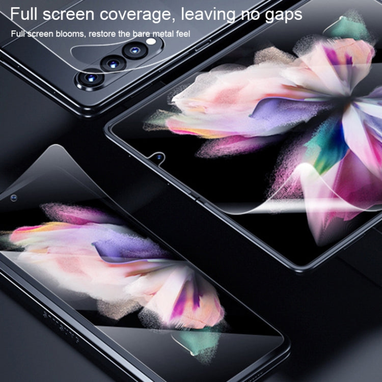Full Screen Protector Explosion-proof Hydrogel Film For Samsung Galaxy Z Fold4 / Galaxy W23(Back Screen) - Galaxy Tempered Glass by buy2fix | Online Shopping UK | buy2fix