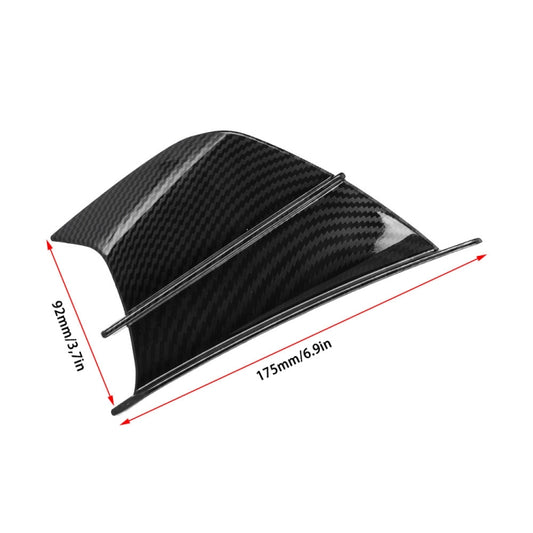 Motorcycle Winglet Aerodynamic Wing Kit Spoiler, Style:Matte Carbon by buy2fix