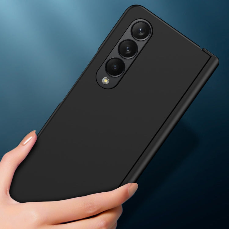 For Samsung Galaxy Z Fold4 5G PC Skin Feel Folding Phone Case(Black) - Galaxy Z Fold4 5G Cases by buy2fix | Online Shopping UK | buy2fix