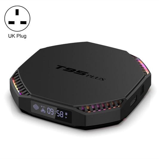 T95 Plus RK3566 Dual Wifi Bluetooth Smart TV Set Top Box, 8GB+128GB(UK Plug) - RK3566 by buy2fix | Online Shopping UK | buy2fix