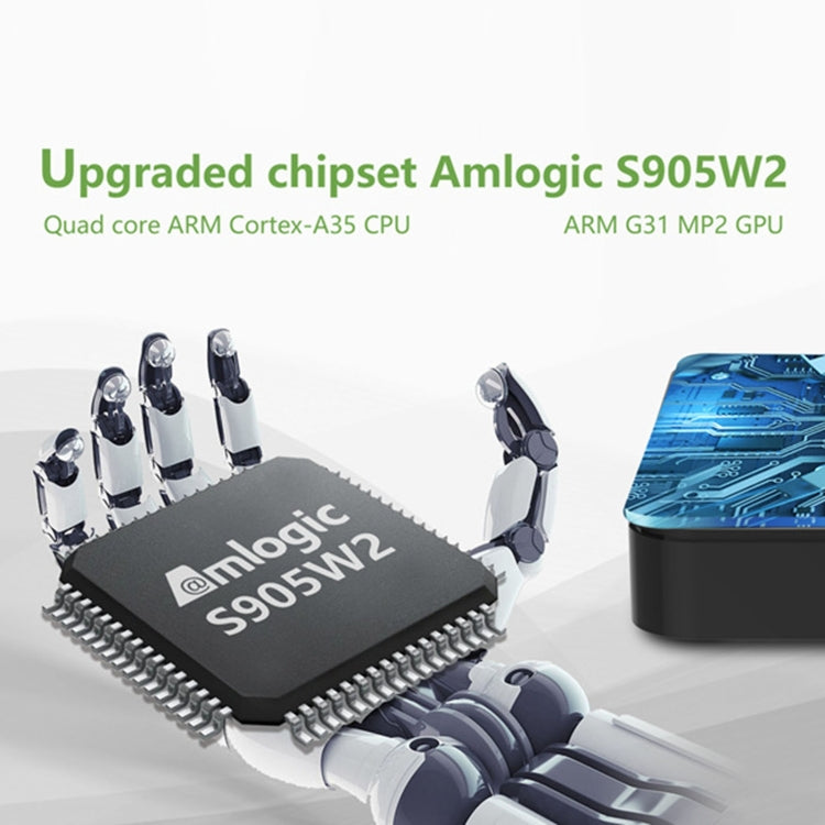 Tanix W2 Amlogic S905 Quad Core Smart TV Set Top Box, RAM:2G+16G(US Plug) - Amlogic S905 by buy2fix | Online Shopping UK | buy2fix