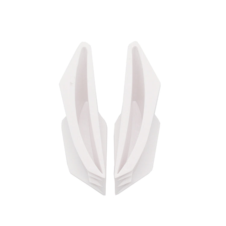 Motorcycle Dynamic Motorcycle Wing Kit(White) - Ornamental Parts by buy2fix | Online Shopping UK | buy2fix