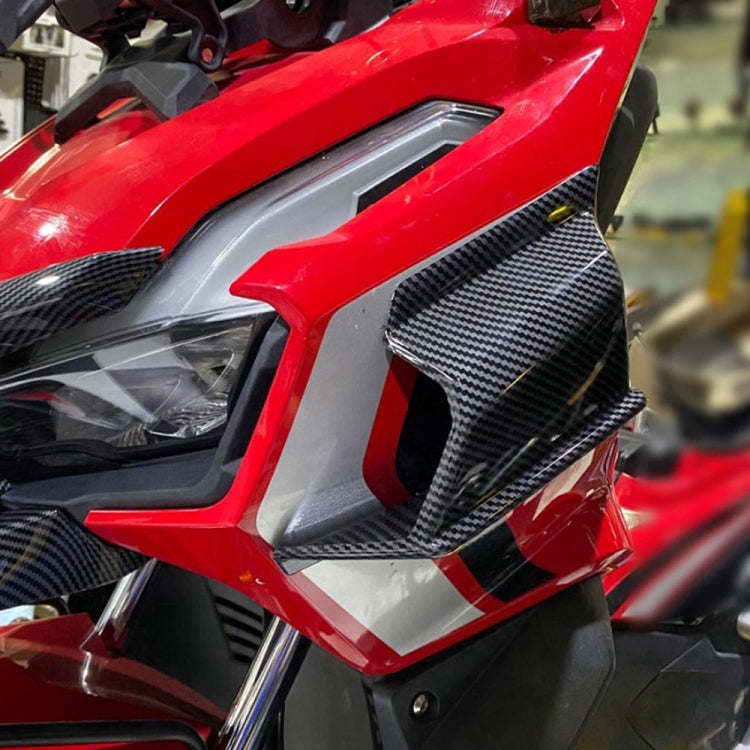 Motorcycle Winglet Aerodynamic Wing Kit Spoiler for Honda ADV150 2019-2020(Black) - Ornamental Parts by buy2fix | Online Shopping UK | buy2fix