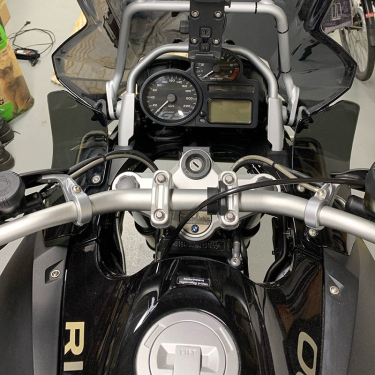 Motorcycle Side Windshield for BMW R1200GS ADV 2004-2012(Transparent Grey) - Ornamental Parts by buy2fix | Online Shopping UK | buy2fix