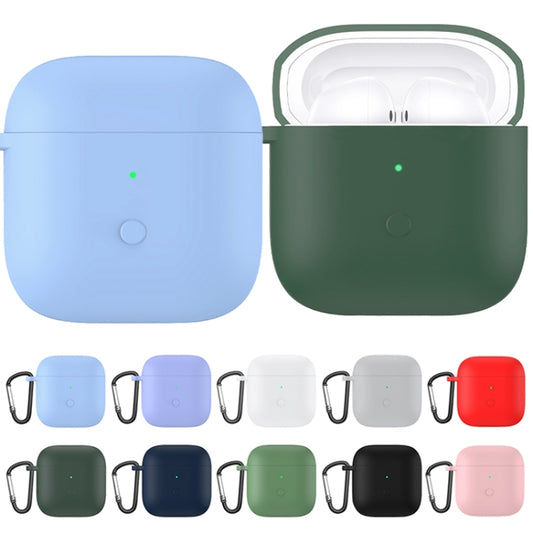 Liquid Silicone One-piece Earphone Protective Case For Redmi Buds3(Dark Night Green) by buy2fix