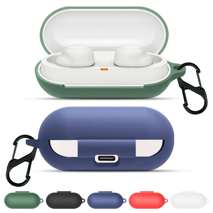 Bluetooth Earphone Silicone Case For Sony WF-C500(Black) by buy2fix