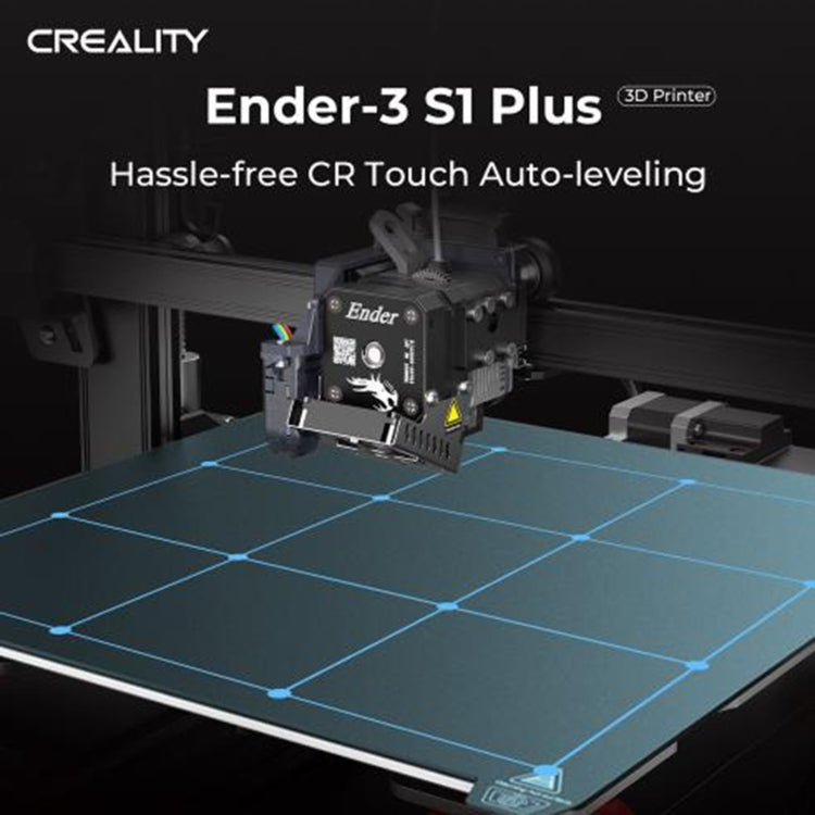 Creality Ender-3 S1 Plus Full-metal Dual-gear Larger-size 3D Printer UK Plug - 3D Printer by Creality | Online Shopping UK | buy2fix