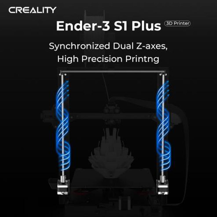 Creality Ender-3 S1 Plus Full-metal Dual-gear Larger-size 3D Printer UK Plug - 3D Printer by Creality | Online Shopping UK | buy2fix