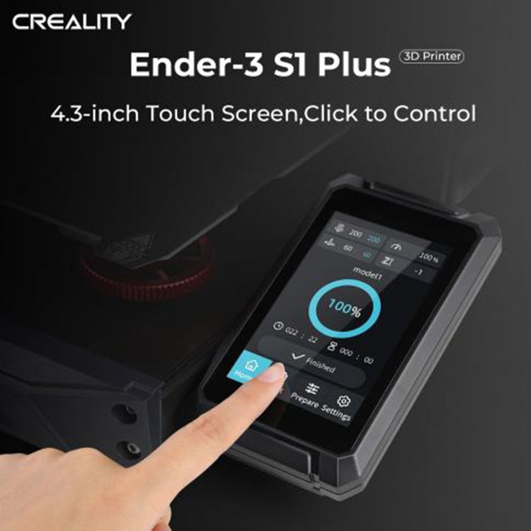 Creality Ender-3 S1 Plus Full-metal Dual-gear Larger-size 3D Printer UK Plug - 3D Printer by Creality | Online Shopping UK | buy2fix