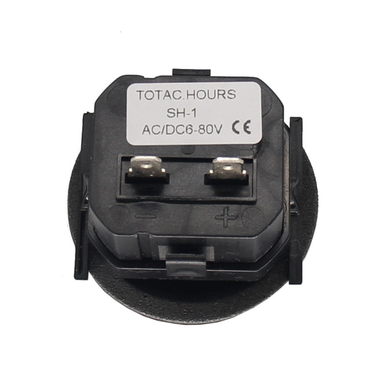 Mechanical Chronograph Marine Boat Engine Round ACDC Truck Chrono Hour Meter - Engines & Engine Parts by buy2fix | Online Shopping UK | buy2fix