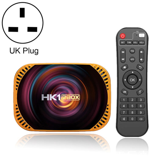 MECOOL HK1RBOX X4 4K TV Box, Android 11 Amlogic S905X4 CPU with RC 4GB+128GB(UK Plug) - Amlogic S905 by MECOOL | Online Shopping UK | buy2fix