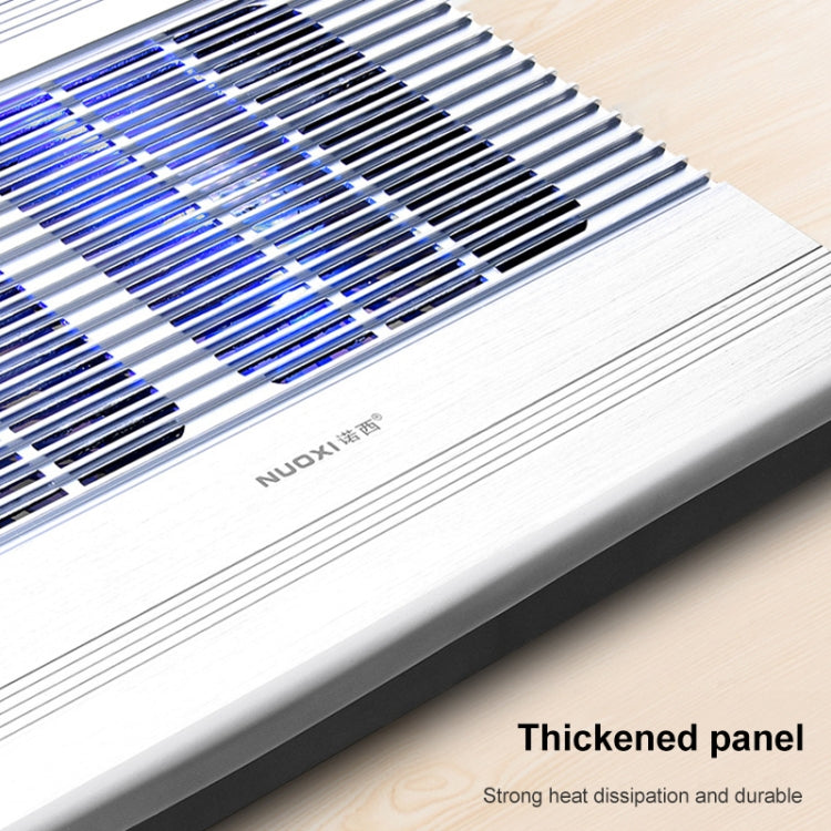 T10 Aluminum Alloy Multi Gear Adjustable Laptop Radiator(Black) - Fan Cooling by buy2fix | Online Shopping UK | buy2fix
