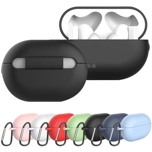 Earphone Silicone Protective Case for Huawei FreeBuds Pro, Type:with Buckle(Midnight Blue) by buy2fix