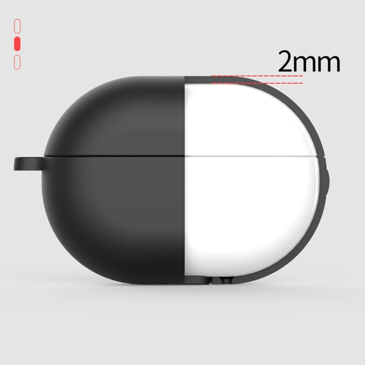 Earphone Silicone Protective Case for Huawei FreeBuds Pro, Type:with Buckle(Black) by buy2fix
