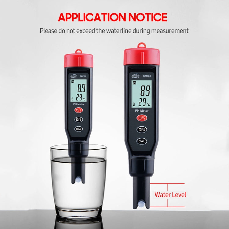 BENETECH GM760 Digital PH Meter Tester - Air & Water Quality Tester by BENETECH | Online Shopping UK | buy2fix