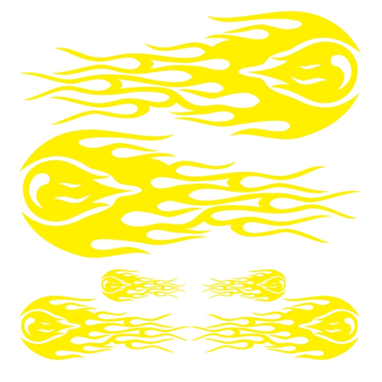 D-451 Car Modified Side Door Front Rear Bumpers Rearview Mirror Decorative Sticker(Yellow) - Decorative Sticker by buy2fix | Online Shopping UK | buy2fix