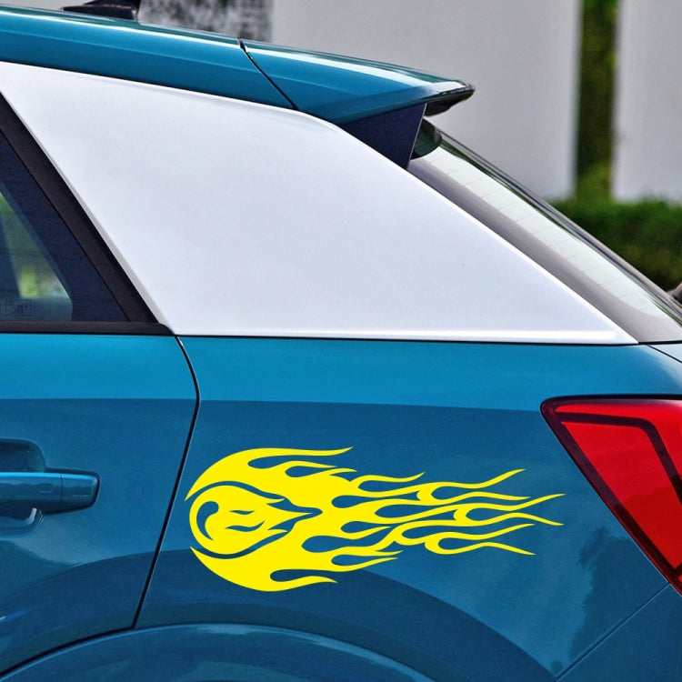D-451 Car Modified Side Door Front Rear Bumpers Rearview Mirror Decorative Sticker(Yellow) - Decorative Sticker by buy2fix | Online Shopping UK | buy2fix