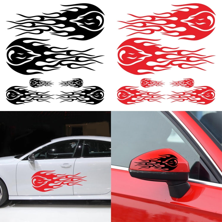 D-451 Car Modified Side Door Front Rear Bumpers Rearview Mirror Decorative Sticker(White) by buy2fix