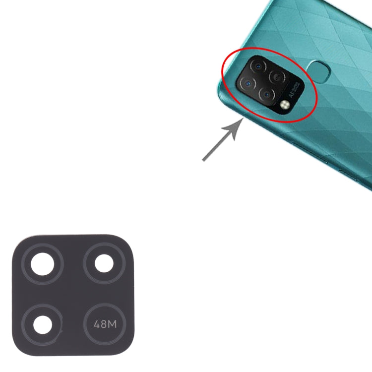 For Infinix Hot 10s/Hot 10T X689B X689 X689D X689C 10pcs Back Camera Lens - Camera Parts by buy2fix | Online Shopping UK | buy2fix