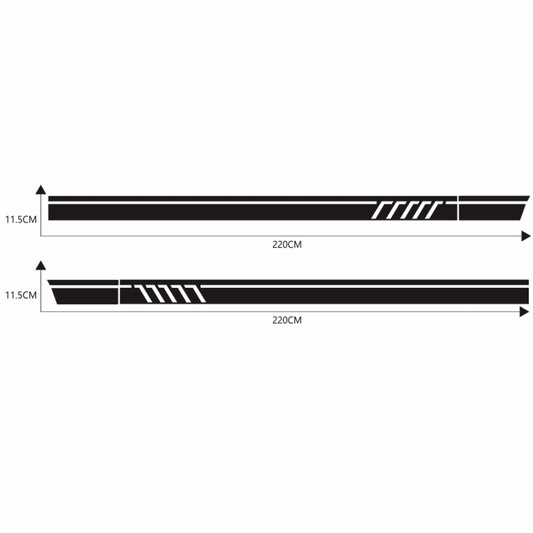 D-655 Universal Car Modified Decorative Sticker(Black) by buy2fix