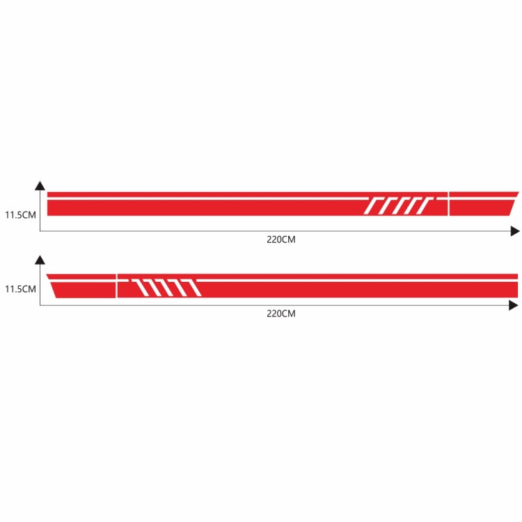 D-655 Universal Car Modified Decorative Sticker(Red) - Decorative Sticker by buy2fix | Online Shopping UK | buy2fix