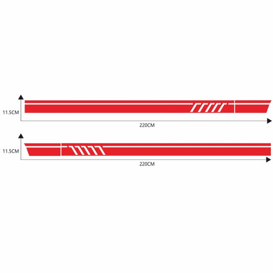 D-655 Universal Car Modified Decorative Sticker(Red) by buy2fix