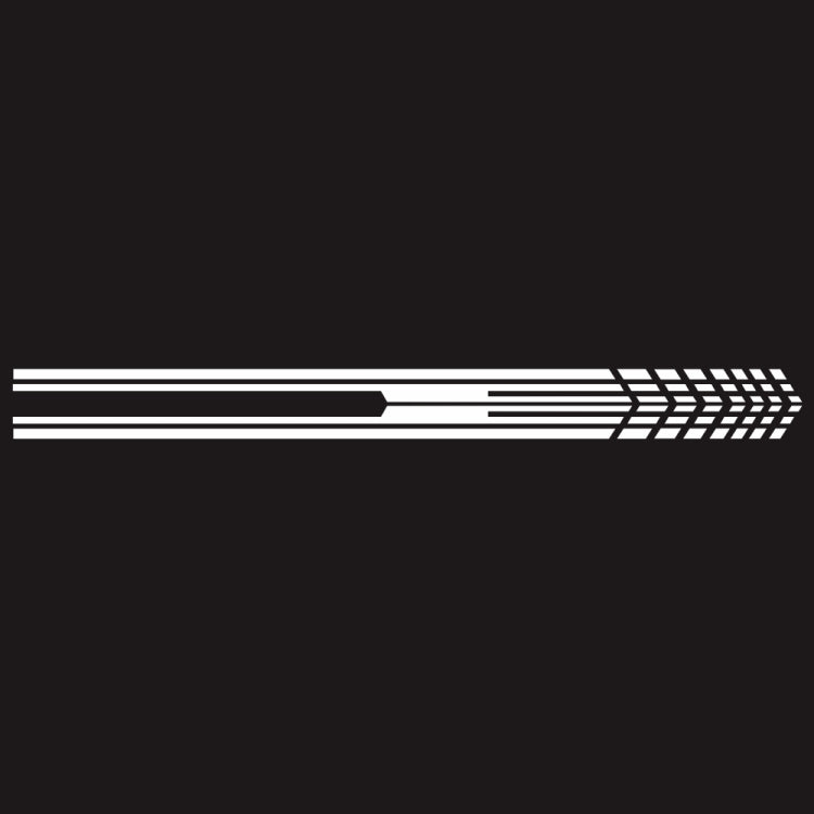 D-730 Stripe Pattern Car Modified Decorative Sticker(White) - Decorative Sticker by buy2fix | Online Shopping UK | buy2fix