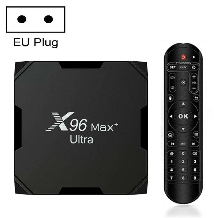 X96 Max+ Ultra 4GB+64GB Amlogic S905X4 8K Smart TV BOX Android 11.0 Media Player, Plug Type:EU Plug - Others by buy2fix | Online Shopping UK | buy2fix