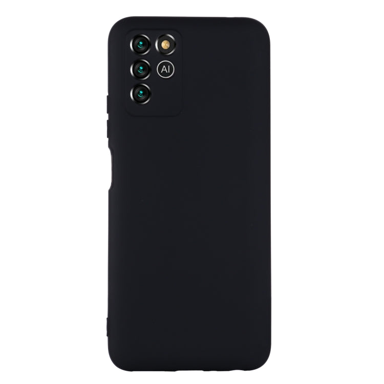 For ZTE V30 Vita Pure Color Liquid Silicone Shockproof Full Coverage Phone Case(Black) - ZTE Cases by buy2fix | Online Shopping UK | buy2fix