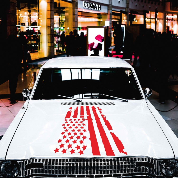 D-778 American Flag Pattern Car Modified Decorative Sticker(Red) - Decorative Sticker by buy2fix | Online Shopping UK | buy2fix