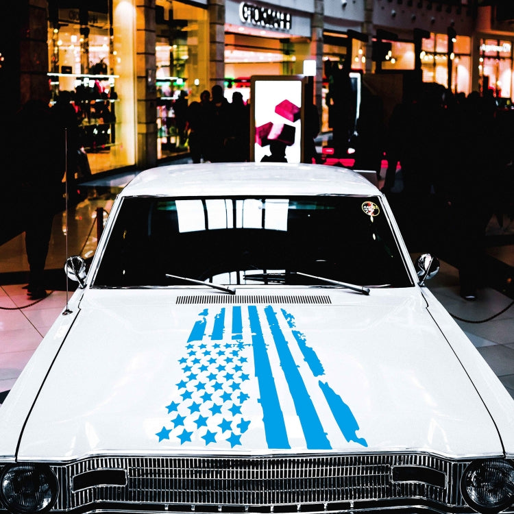 D-778 American Flag Pattern Car Modified Decorative Sticker(Blue) - Decorative Sticker by buy2fix | Online Shopping UK | buy2fix
