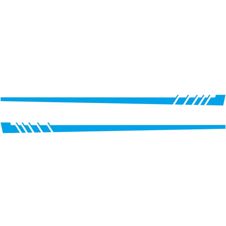 2 PCS/Set D-854 Stripe Pattern Car Modified Decorative Sticker(Blue) - Decorative Sticker by buy2fix | Online Shopping UK | buy2fix