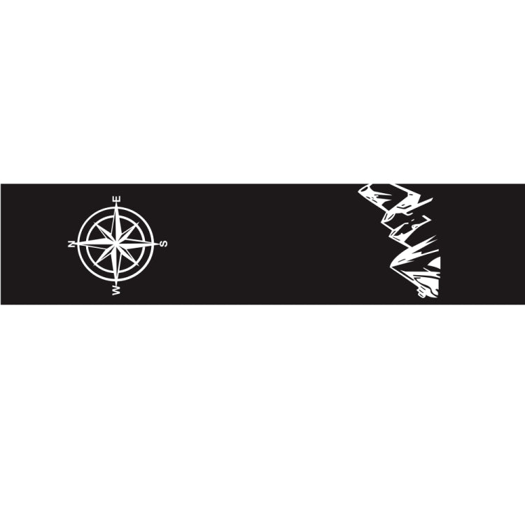 D-864 Compass Pattern Car Modified Decorative Sticker(Black) - Decorative Sticker by buy2fix | Online Shopping UK | buy2fix