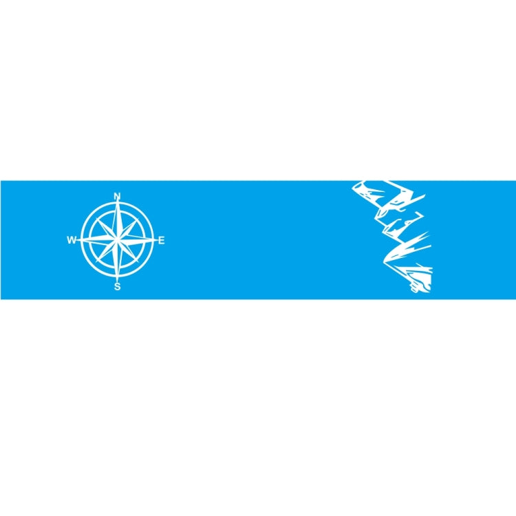 D-864 Compass Pattern Car Modified Decorative Sticker(Blue) - Decorative Sticker by buy2fix | Online Shopping UK | buy2fix