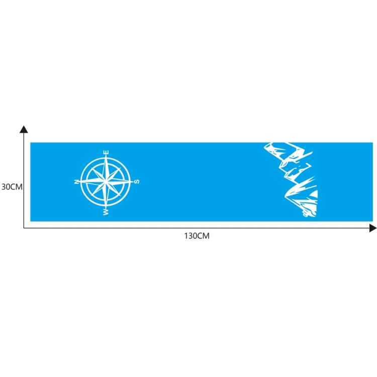 D-864 Compass Pattern Car Modified Decorative Sticker(Blue) - Decorative Sticker by buy2fix | Online Shopping UK | buy2fix