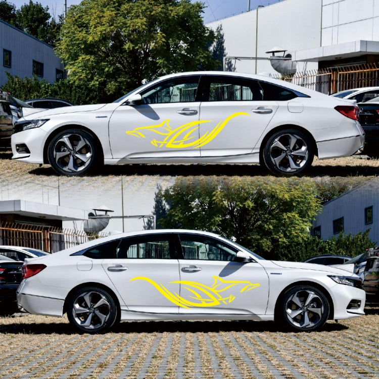 D-905 Animal Pattern Car Modified Decorative Sticker(Yellow) - Decorative Sticker by buy2fix | Online Shopping UK | buy2fix